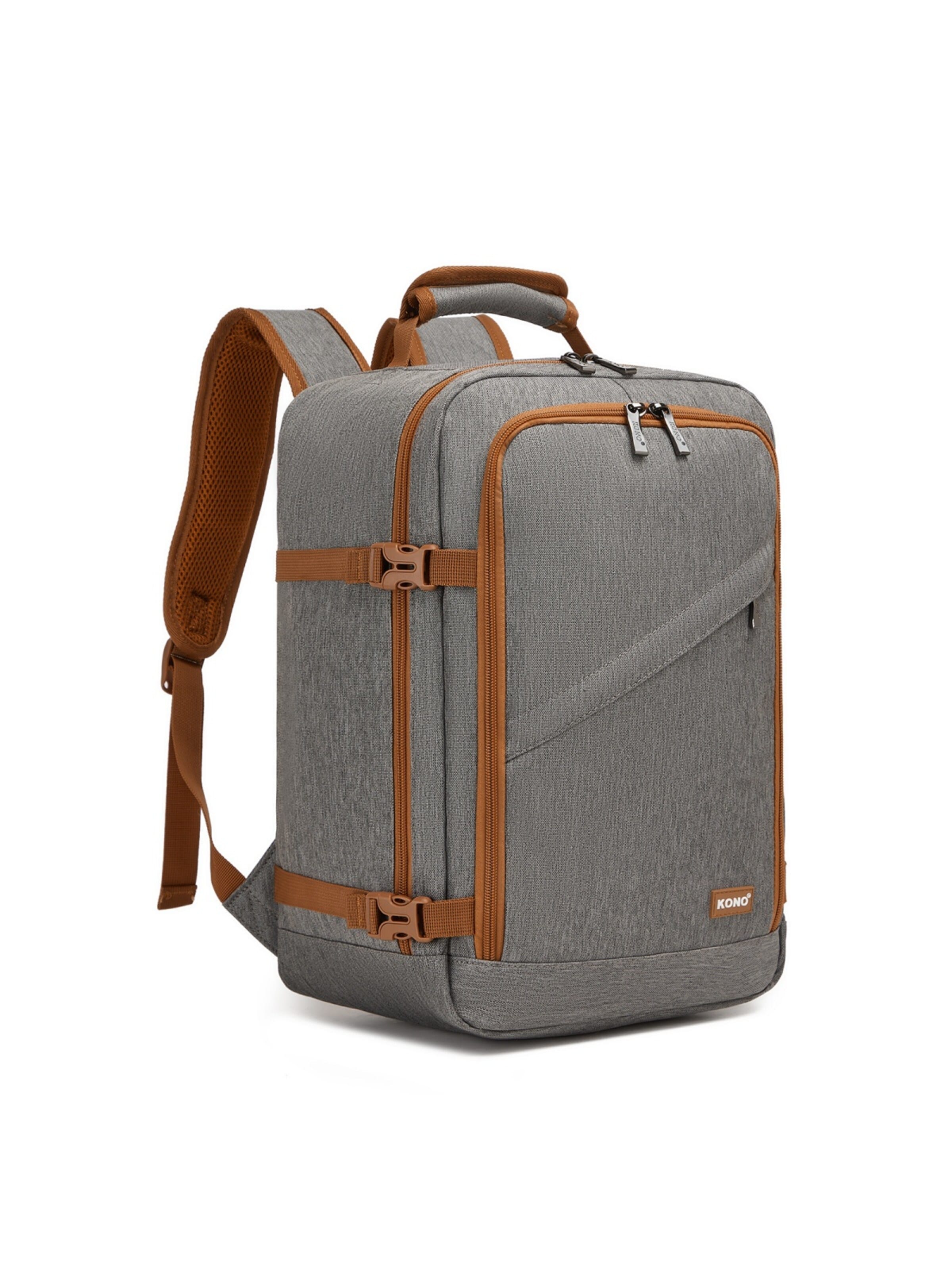 Kono Rucksack‌‌‌‌‌ in Grau: Vorderseite