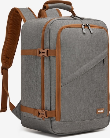 Kono Rucksack in Grau: Vorderseite
