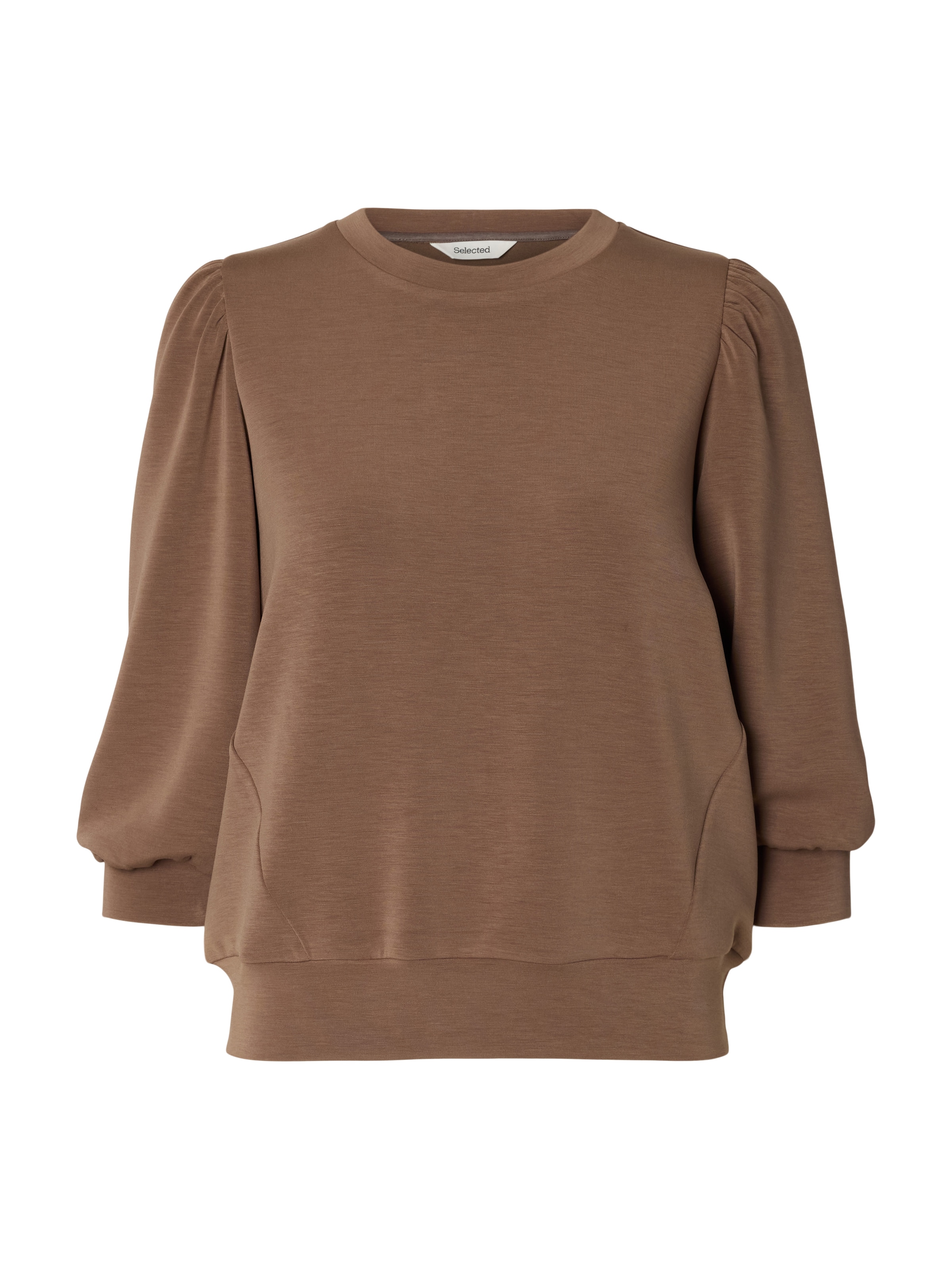 SELECTED - Sudadera 'SLFTENNY' en marrón: frente