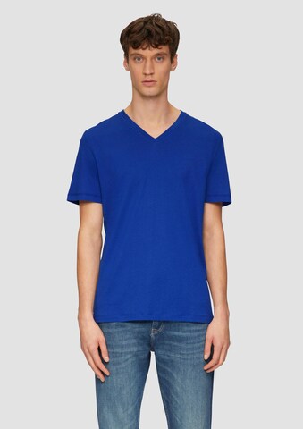 s.Oliver Shirt in Blauw: voorkant