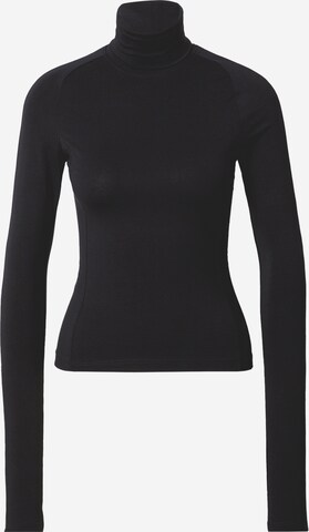 WEEKDAY Shirt in Black: front