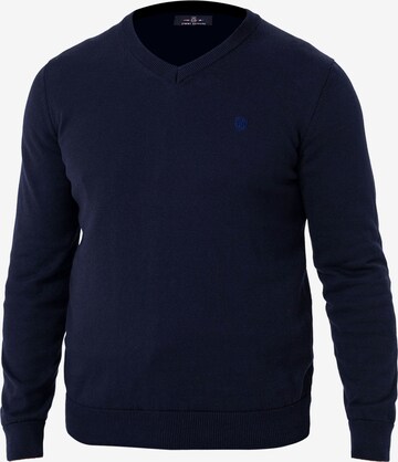 Pullover di Jimmy Sanders in blu: frontale