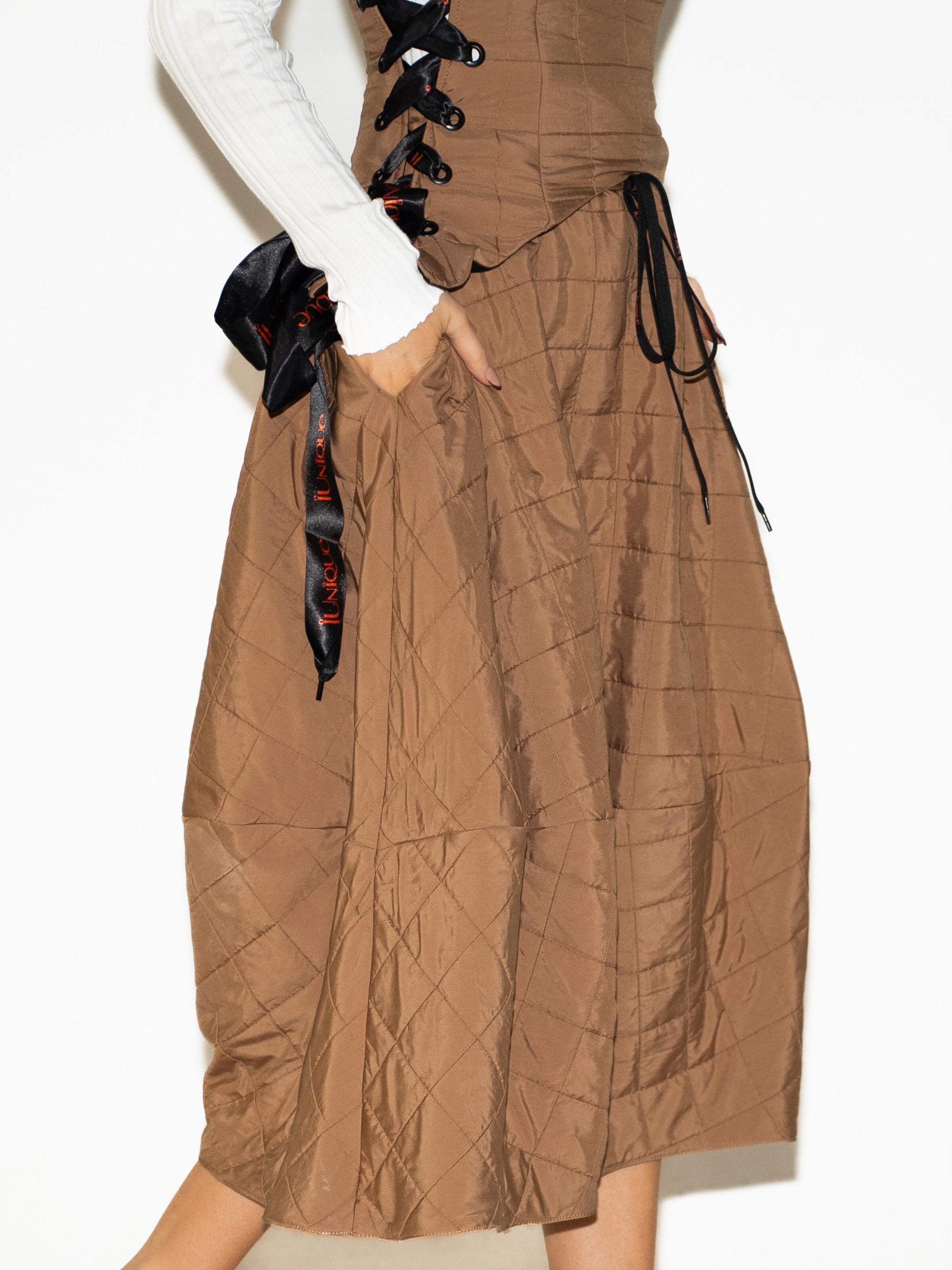 IUnique Skirt 'Ballon' in Beige