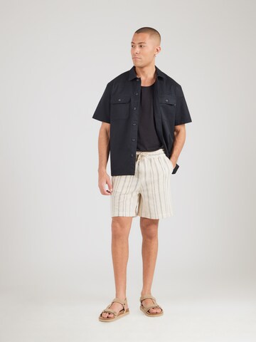 QS Regular Shorts in Beige