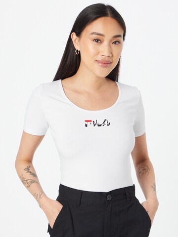 FILA T-shirtbody 'BELOVAR' i vit: framsida