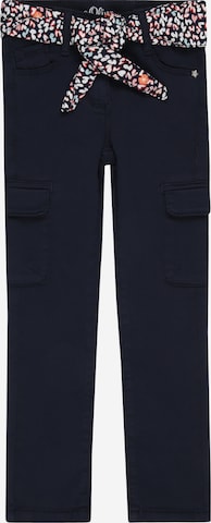 s.Oliver Regular Broek 'Kathy' in Blauw: voorkant