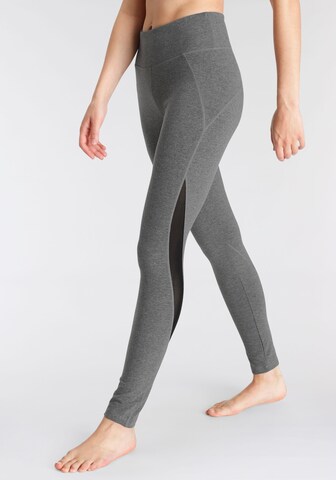 VIVANCE Skinny Workout Pants in Grey
