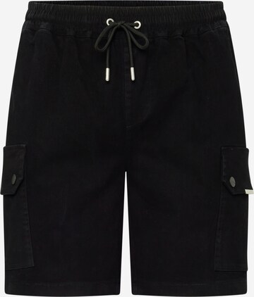 Regular Pantalon cargo 'ESSENTIEL' Sixth June en noir : devant