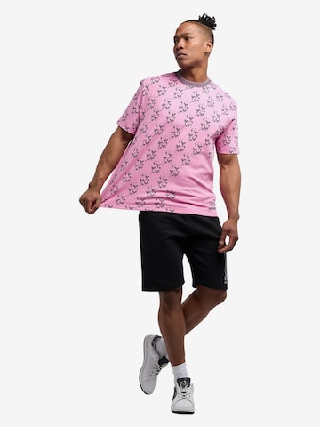 Carlo Colucci T-Shirt 'De Paoli' in Pink