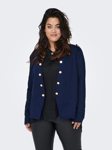 Blazer ONLY Carmakoma en bleu : devant