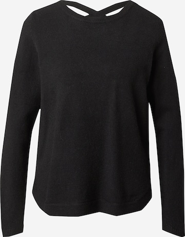 Pull-over 'LEVA' ONLY en noir : devant