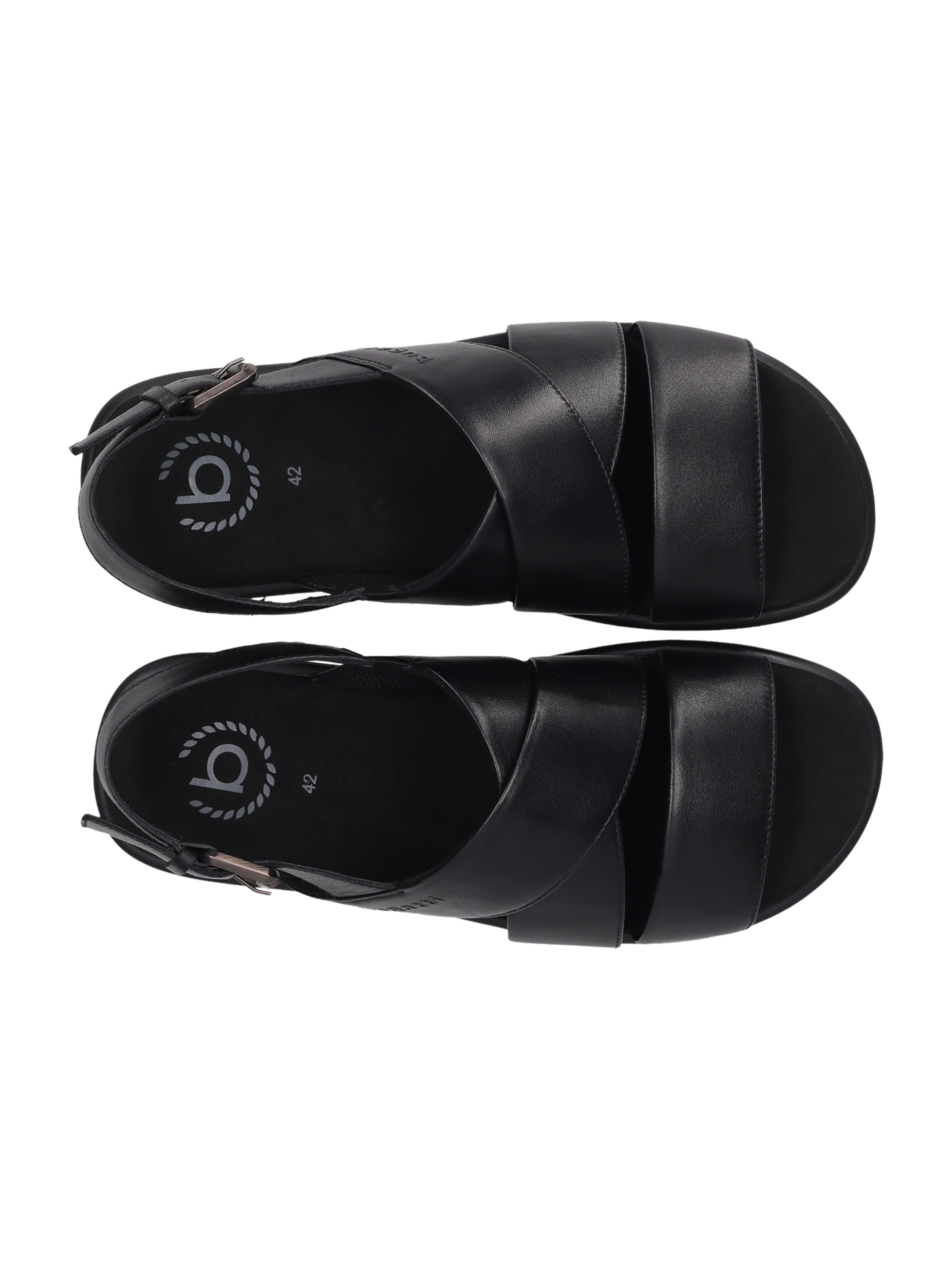 bugatti Sandały w kolorze czarny