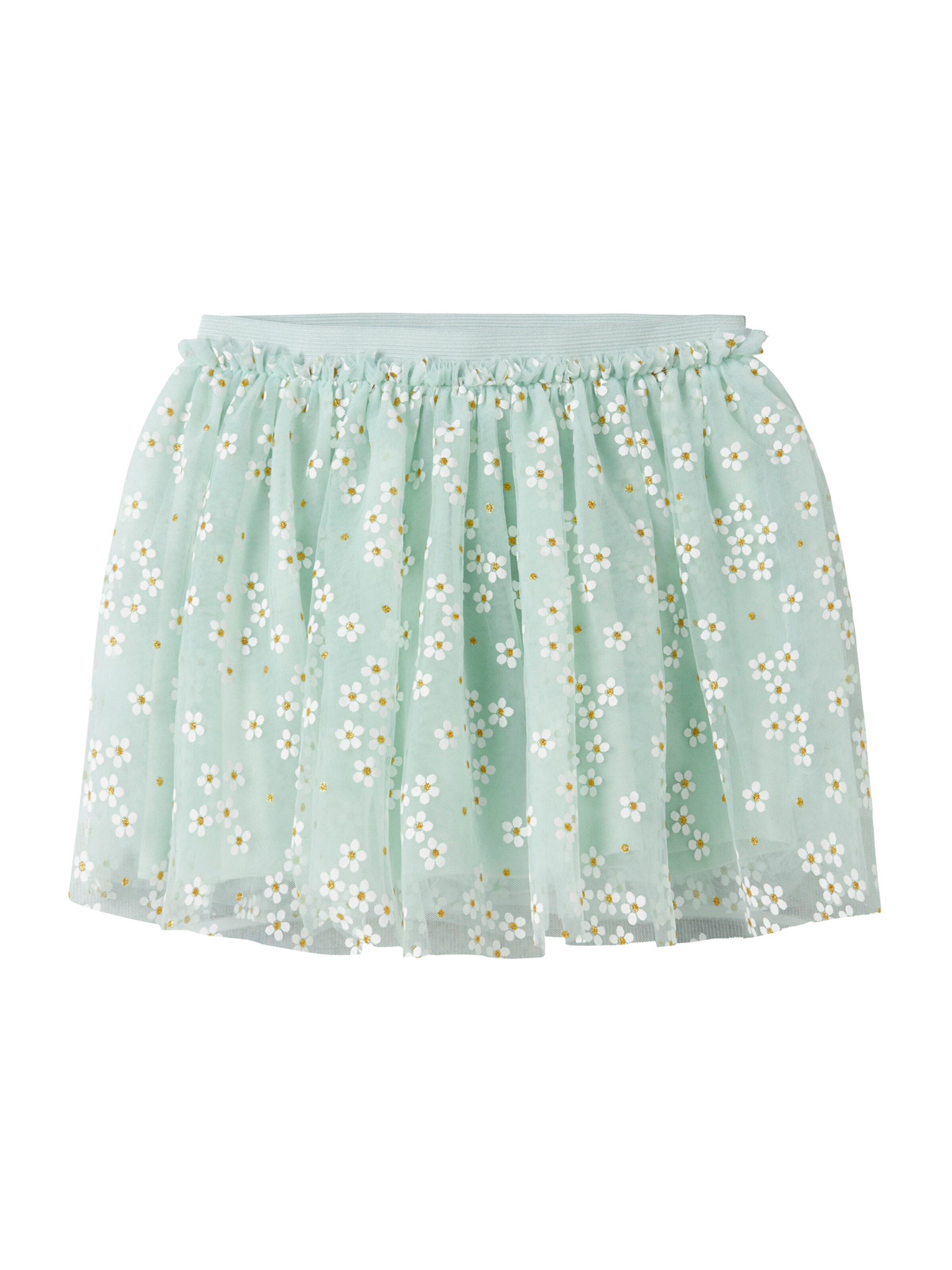 Fustă 'NMFFLORAL' de la NAME IT pe albastru: față