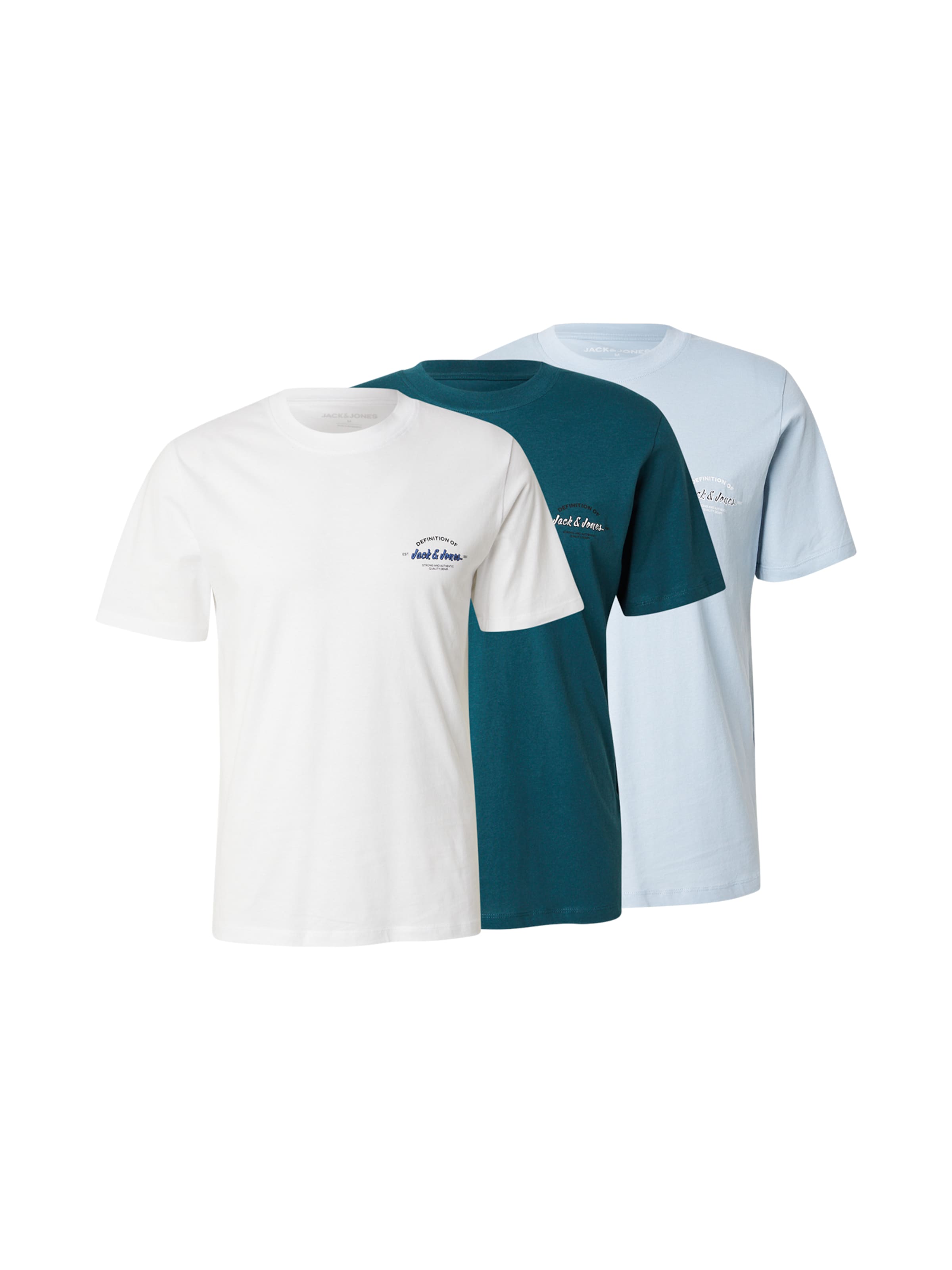 JACK & JONES - Camiseta 'JJBRANDON' en azul: frente