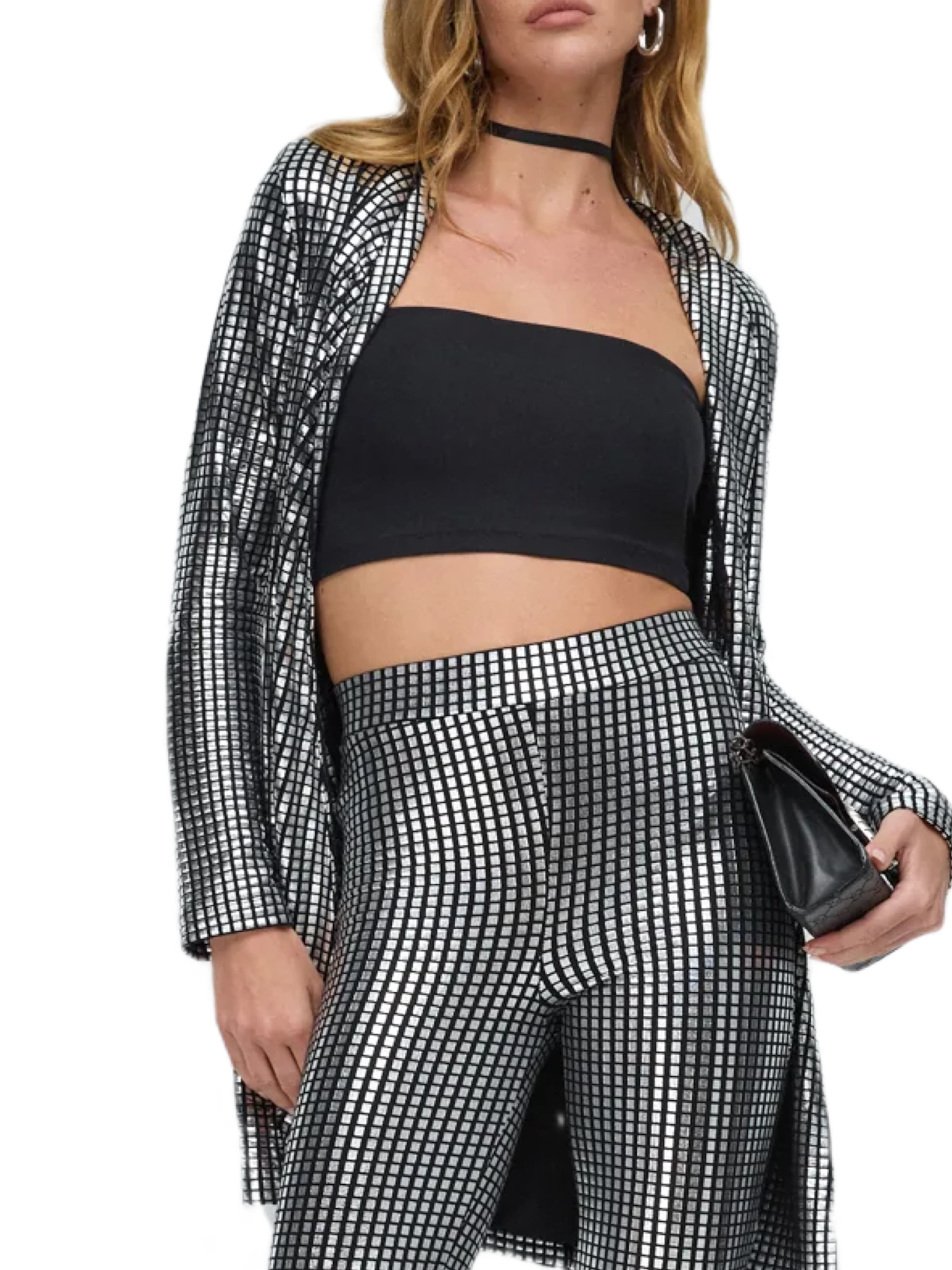 No Matter What Flared Hose in Silber