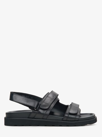 Estro Sandalen '901-6' in Zwart: voorkant