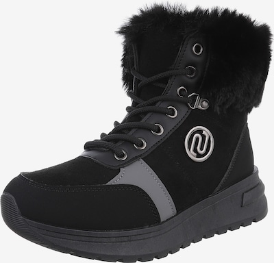 Ital-Design High Heels ' Plateaustiefeletten ' in schwarz, Produktansicht