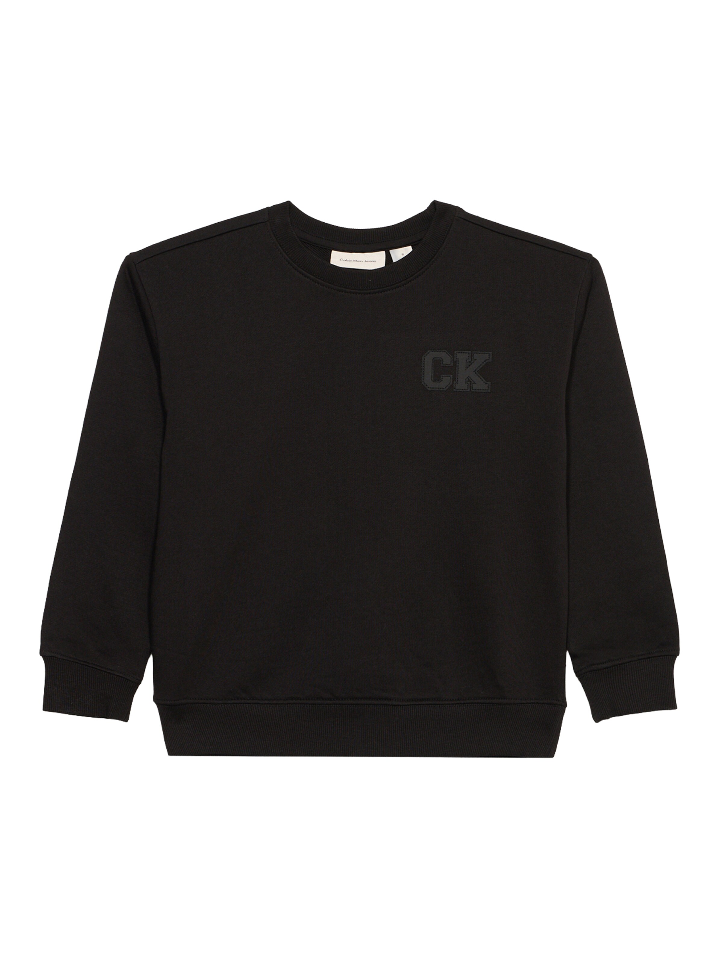 Calvin Klein Jeans Sweatshirt in Black: front