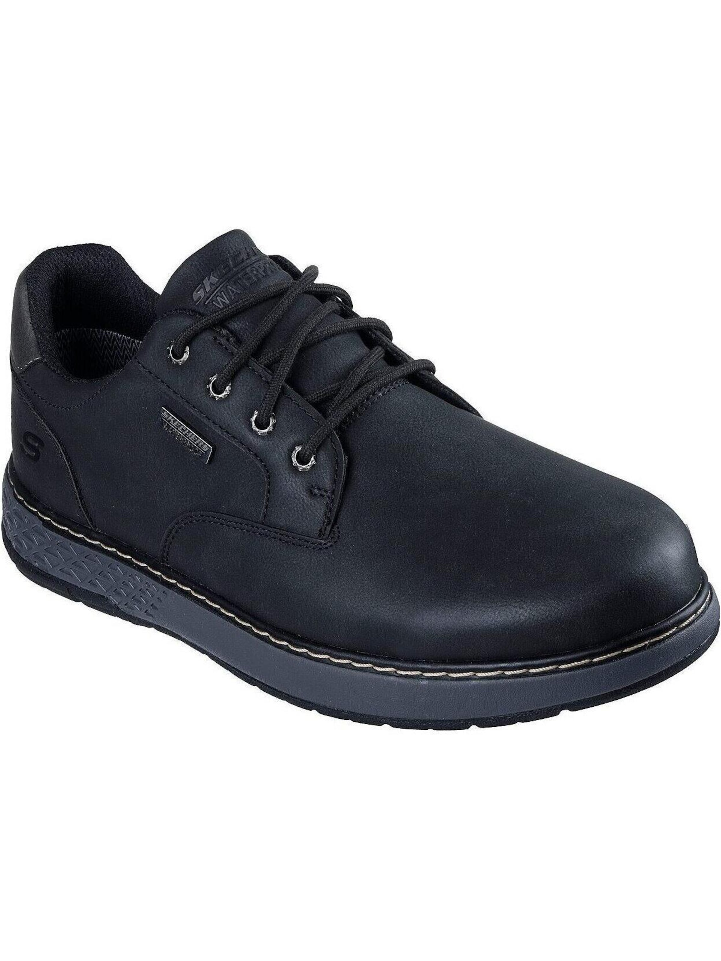 SKECHERS - Zapatos con cordón 'Skechers Garlan - Pryor' en negro: frente