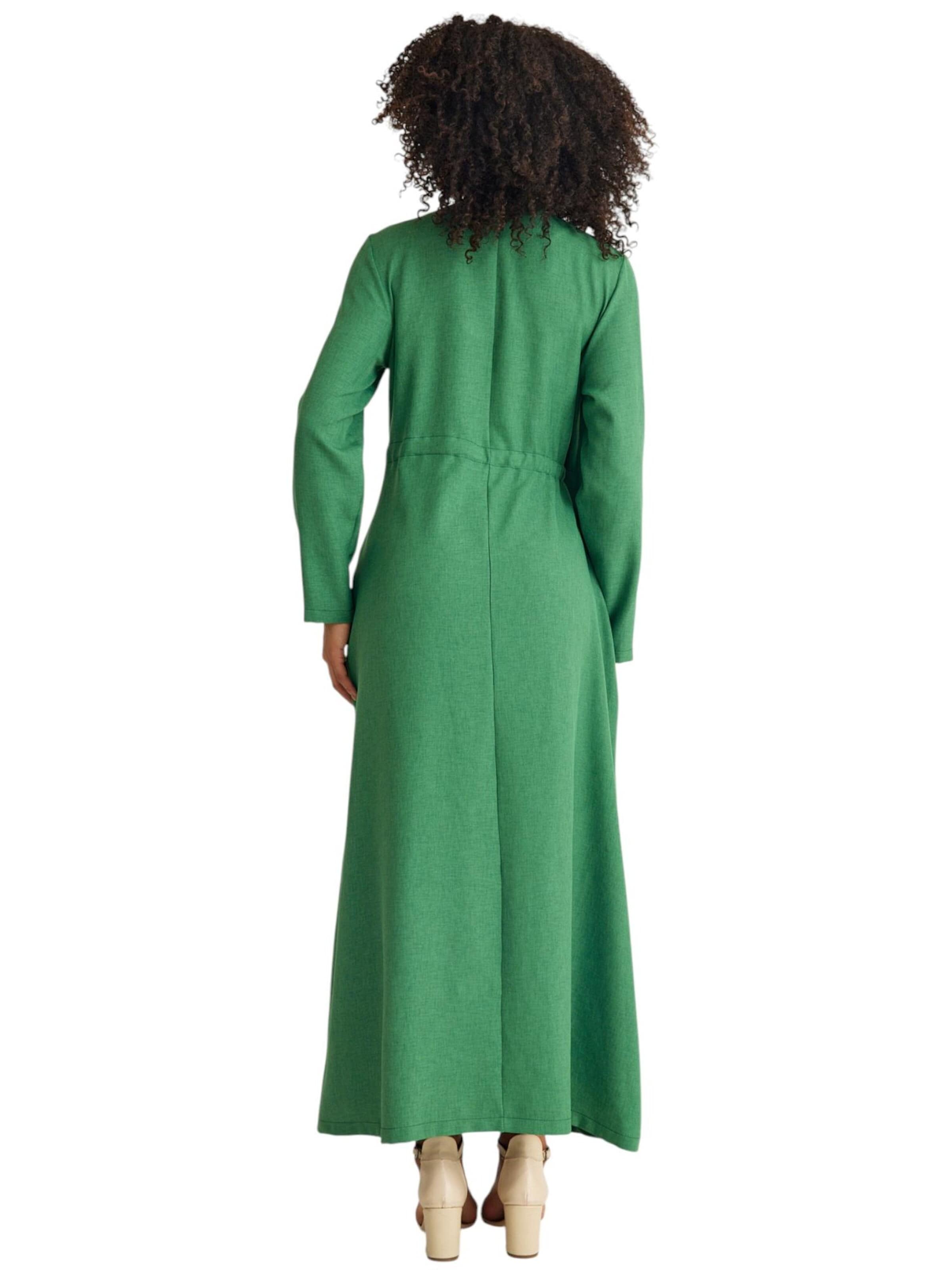 fashionshowcase Kleid 'Leila-Ferace'‌‌‌‌‌‌ in Grün