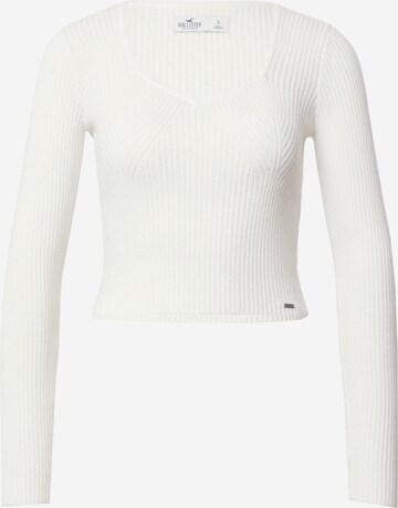 Pullover di HOLLISTER in bianco: frontale