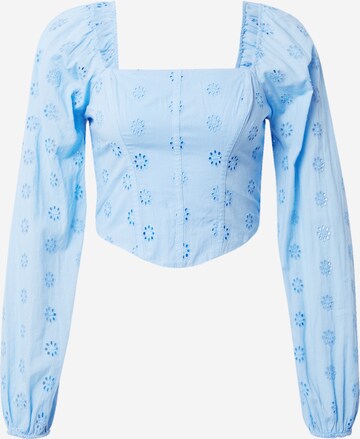HOLLISTER Bluzka 'EMEA' w kolorze niebieski: przód