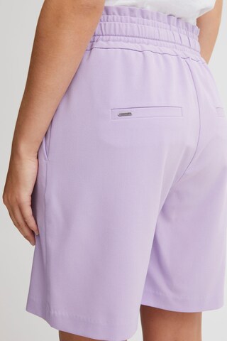 Oxmo Regular Sweatshorts 'Daniella' in Lila