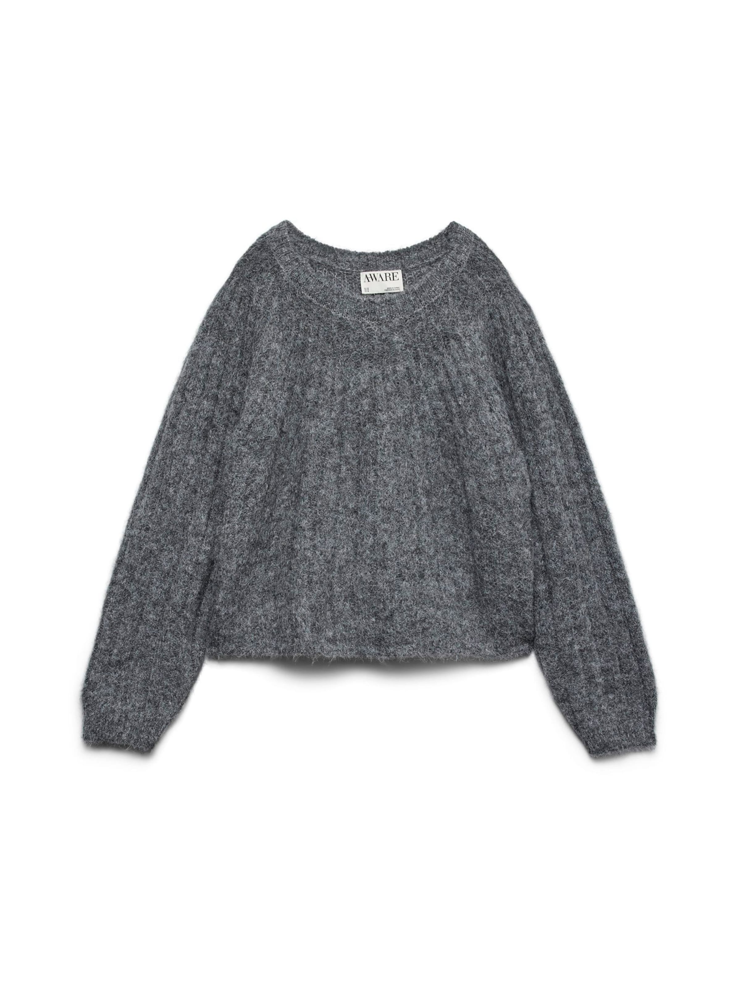 VERO MODA Pull-over 'AWUILDE' en gris, Vue avec produit
