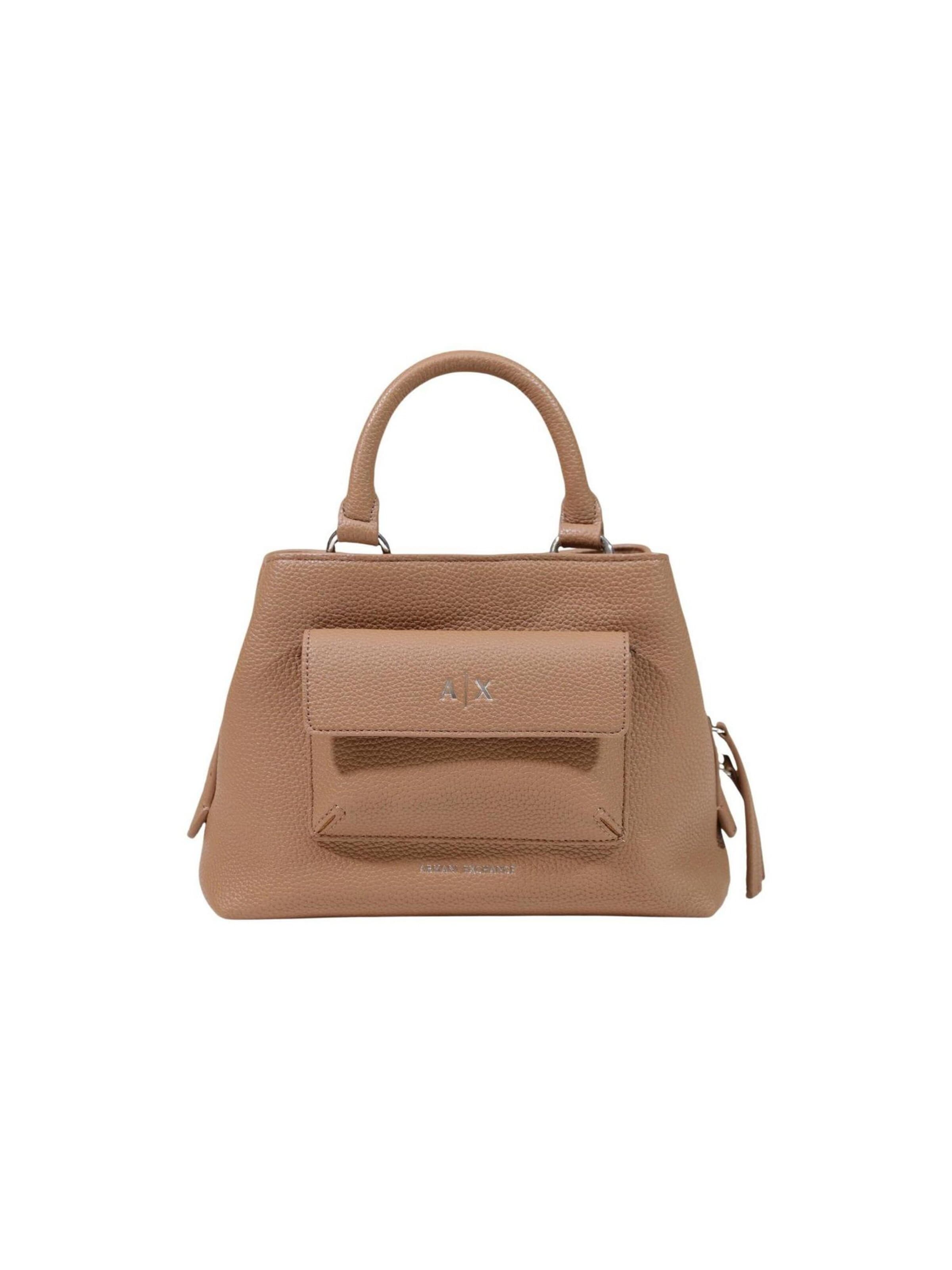 ARMANI EXCHANGE - Bolso de hombro 'XW001546 AF17019' en beige: frente