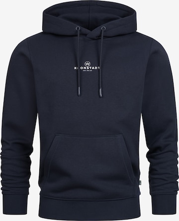 Kronstadt Sweatshirt 'KSLars' in Blue: front