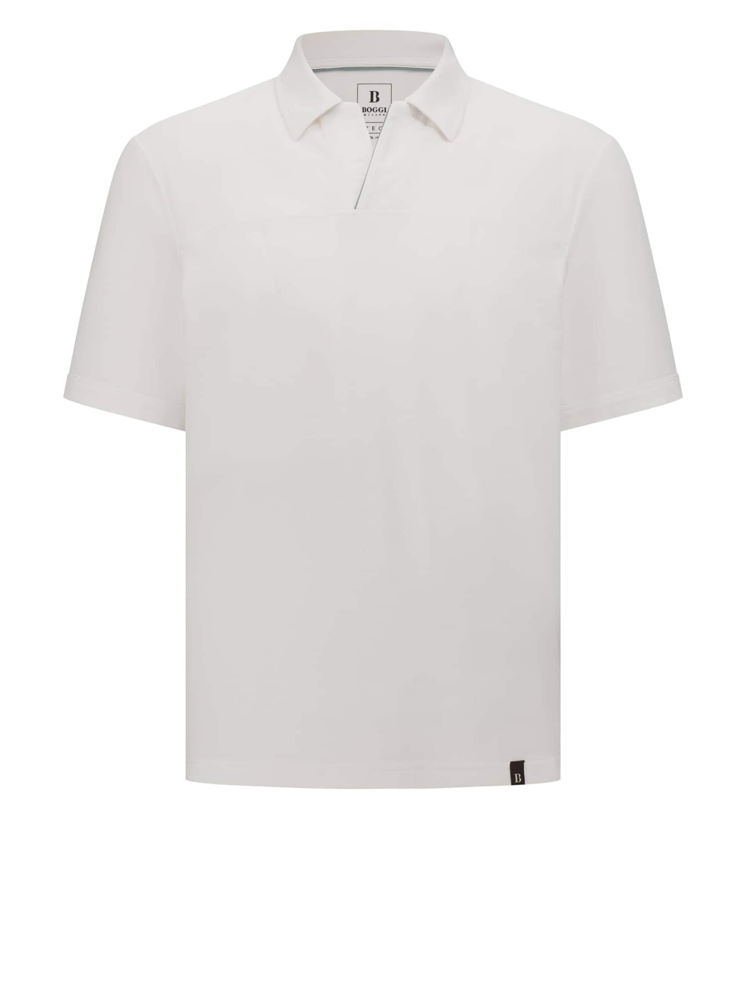 Boggi Milano T-shirt 'B Tech' i vit: framsida