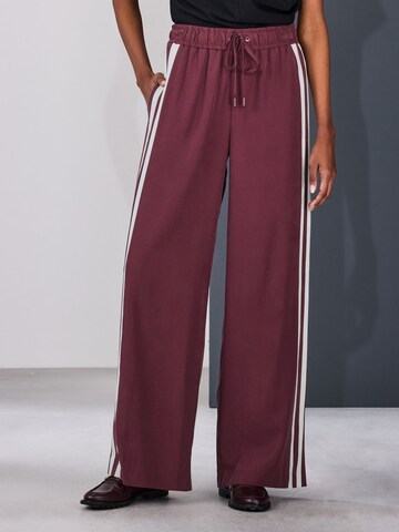 Next Wide Leg Hose in Rot