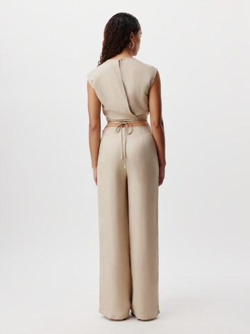 LeGer by Lena Gercke Jumpsuit 'Glenn' in Beige