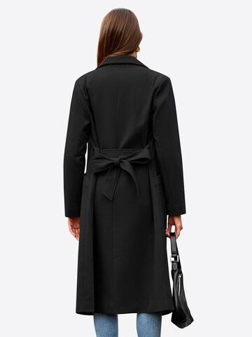 Manteau mi-saison Imily Bela en noir : derrière