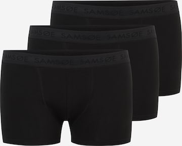 Samsøe Samsøe - Boxers em preto: frente