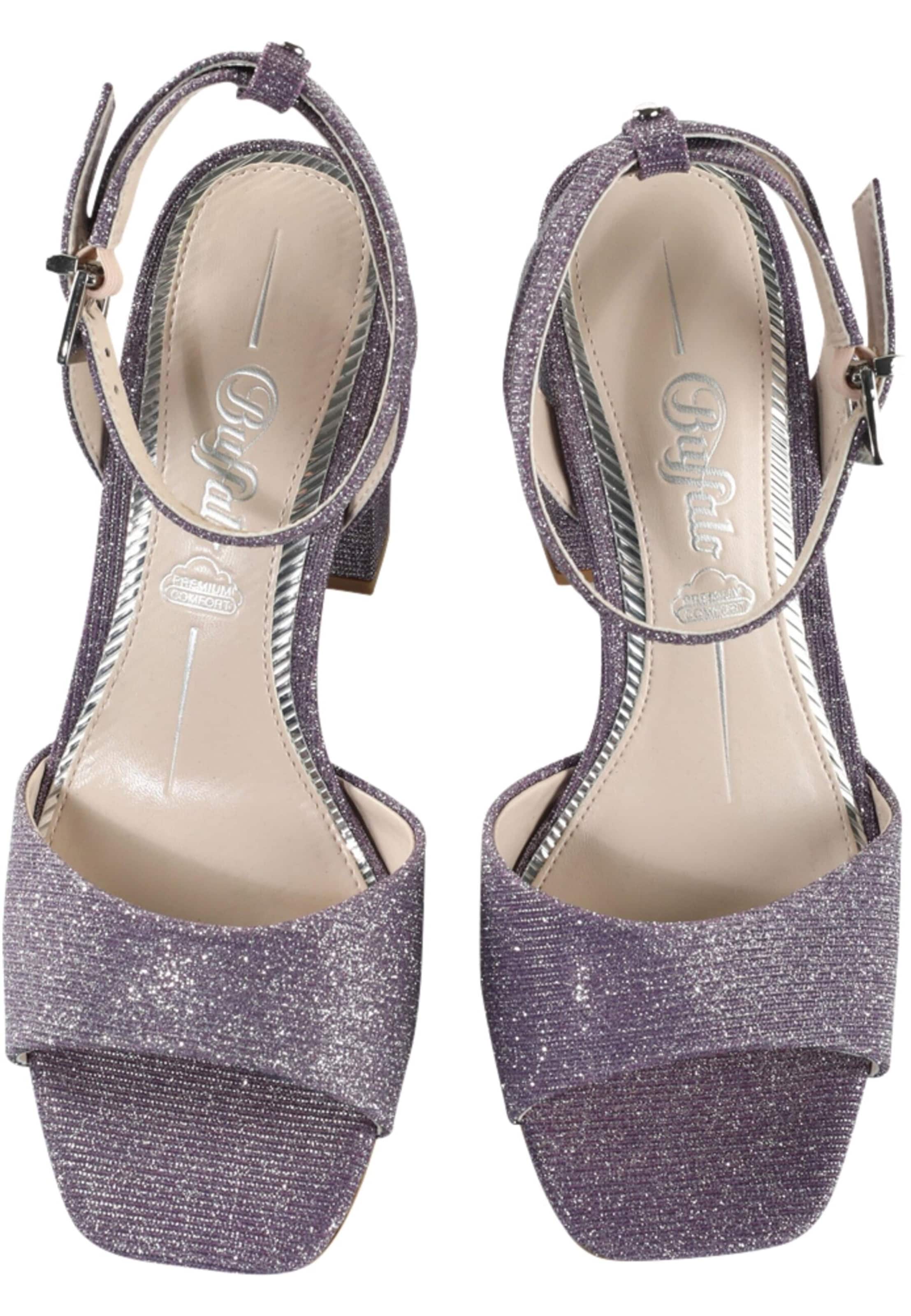 BUFFALO Sandal 'Charlotte Neat' in Purple