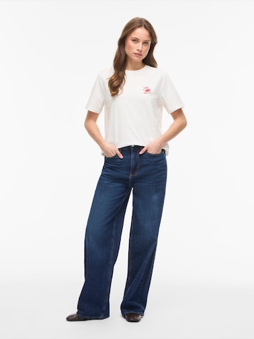 VILA Shirt 'VISYBILLA BISOU' in White