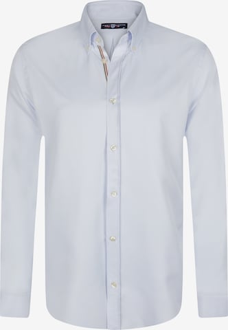 Coupe regular Chemise Jimmy Sanders en bleu : devant