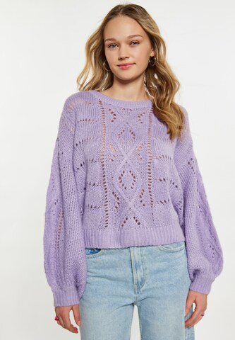 MYMO Sweater in Purple: front