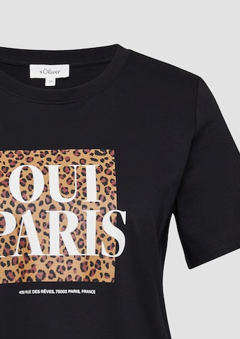 T-shirt s.Oliver en noir