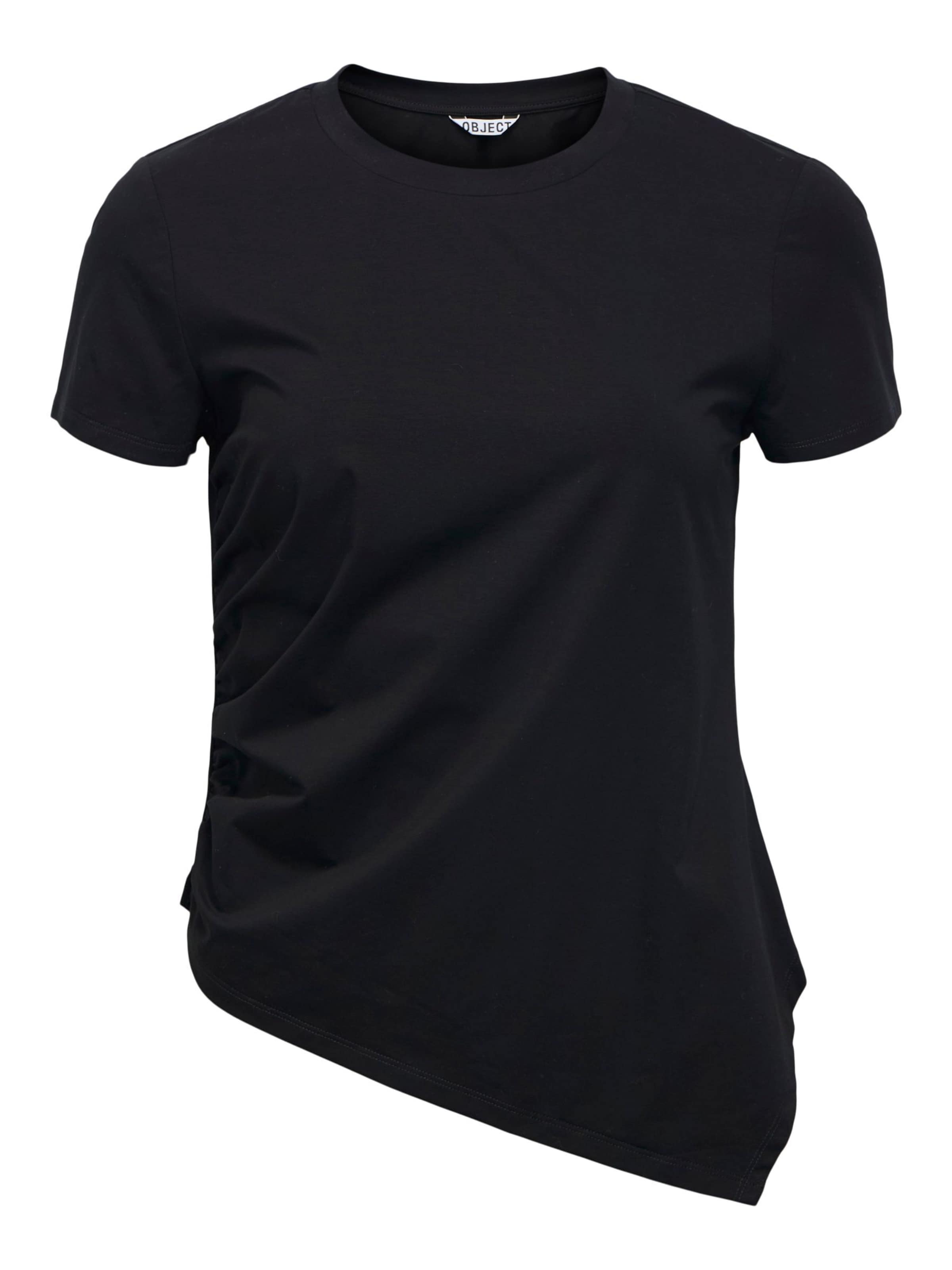 OBJECT T-Shirt 'OBJBelle' in Schwarz: Vorderseite