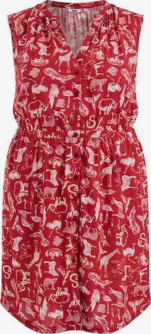 WE Fashion Šaty – červená: přední strana