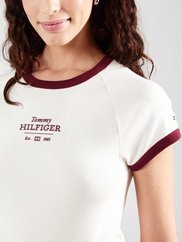 bēšs TOMMY HILFIGER T-Krekls 'Ringer'