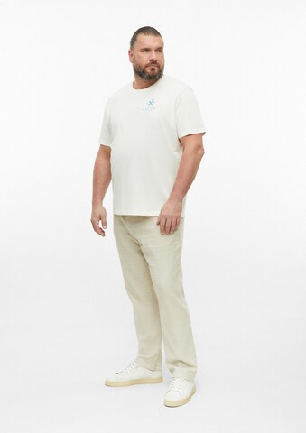 s.Oliver Men Big Sizes T-Shirt in Beige