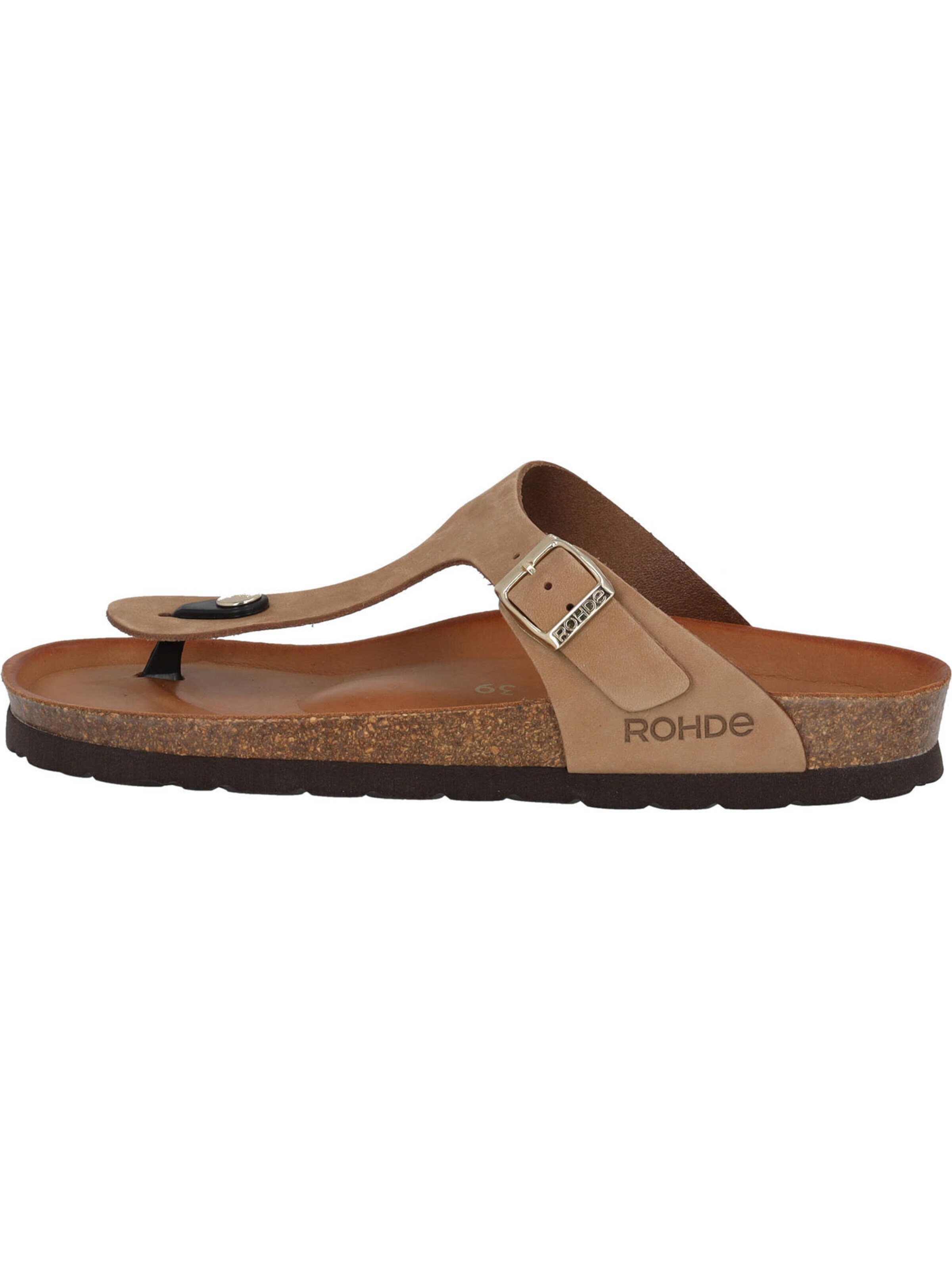 ROHDE T-Bar Sandals '5642' in Brown