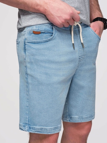 Ombre regular Jeans i blå