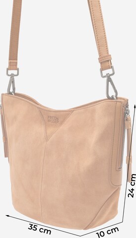 FREDsBRUDER Shoulder Bag 'Grynn' in Brown