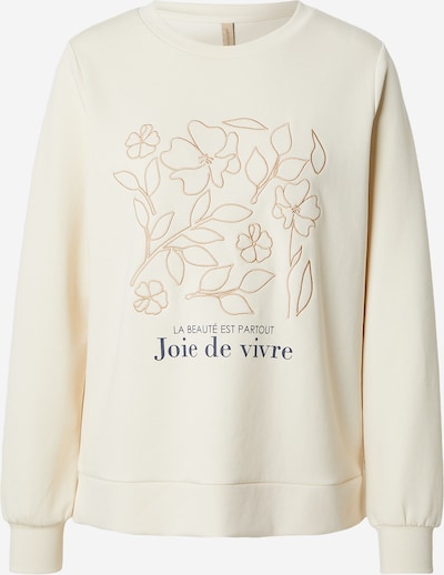 Megztinis be užsegimo 'BANU 287' iš Soyaconcept, spalva – smėlio spalva / tamsi smėlio / juoda, Prekių apžvalga