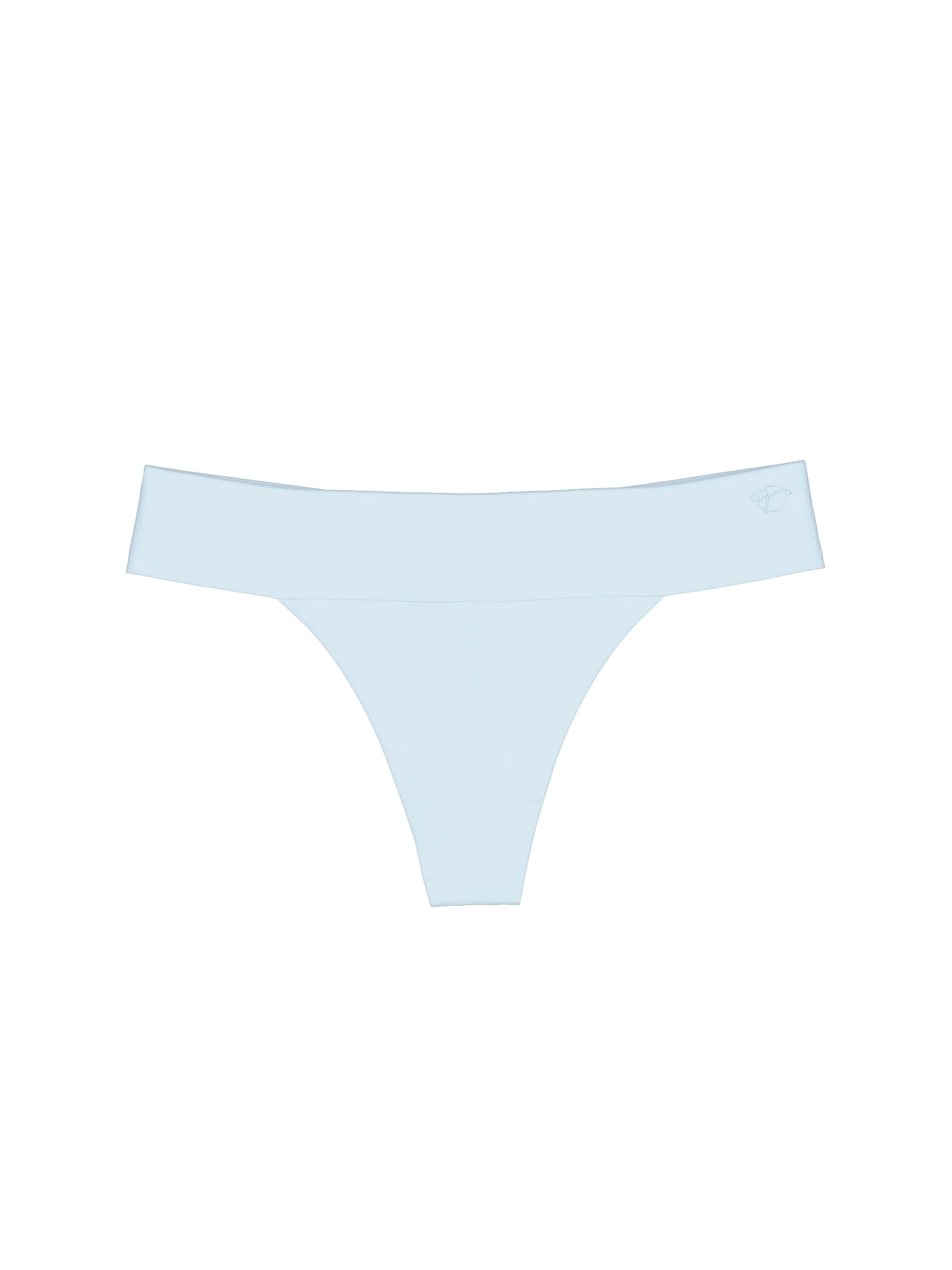 TRIUMPH Thong 'Body Make-Up Illusion' in Blue: front