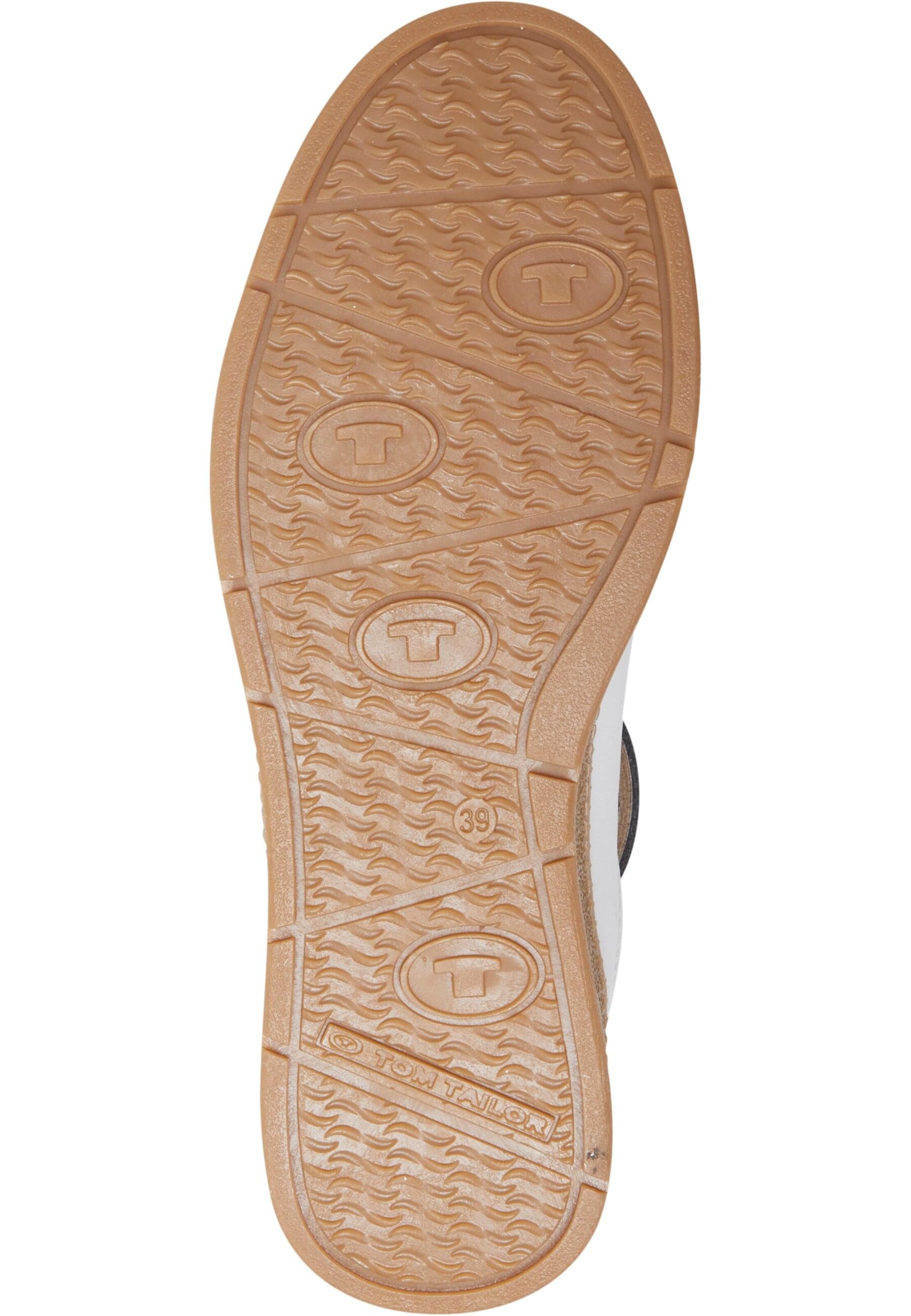 TOM TAILOR - Zapatillas deportivas en blanco